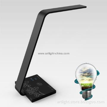 Time and Temperature Displayed Office LED Desk Lamp